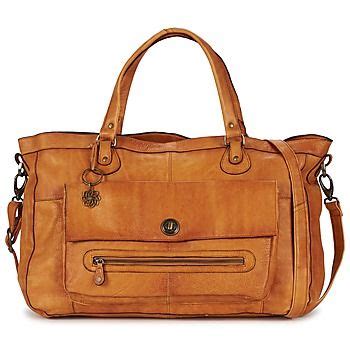 pieces totally royal leather travel bag cognac